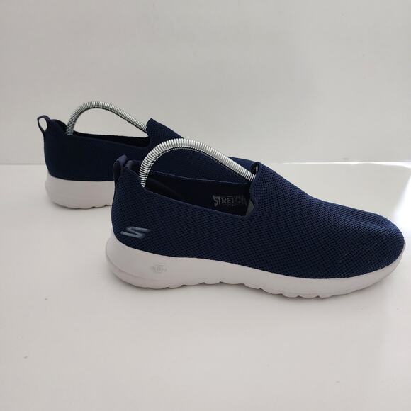 Skechers Air Cooled GO WALK Joy Vela blue‎ slip on comfort shoes womens size 10 - Picture 3 of 10